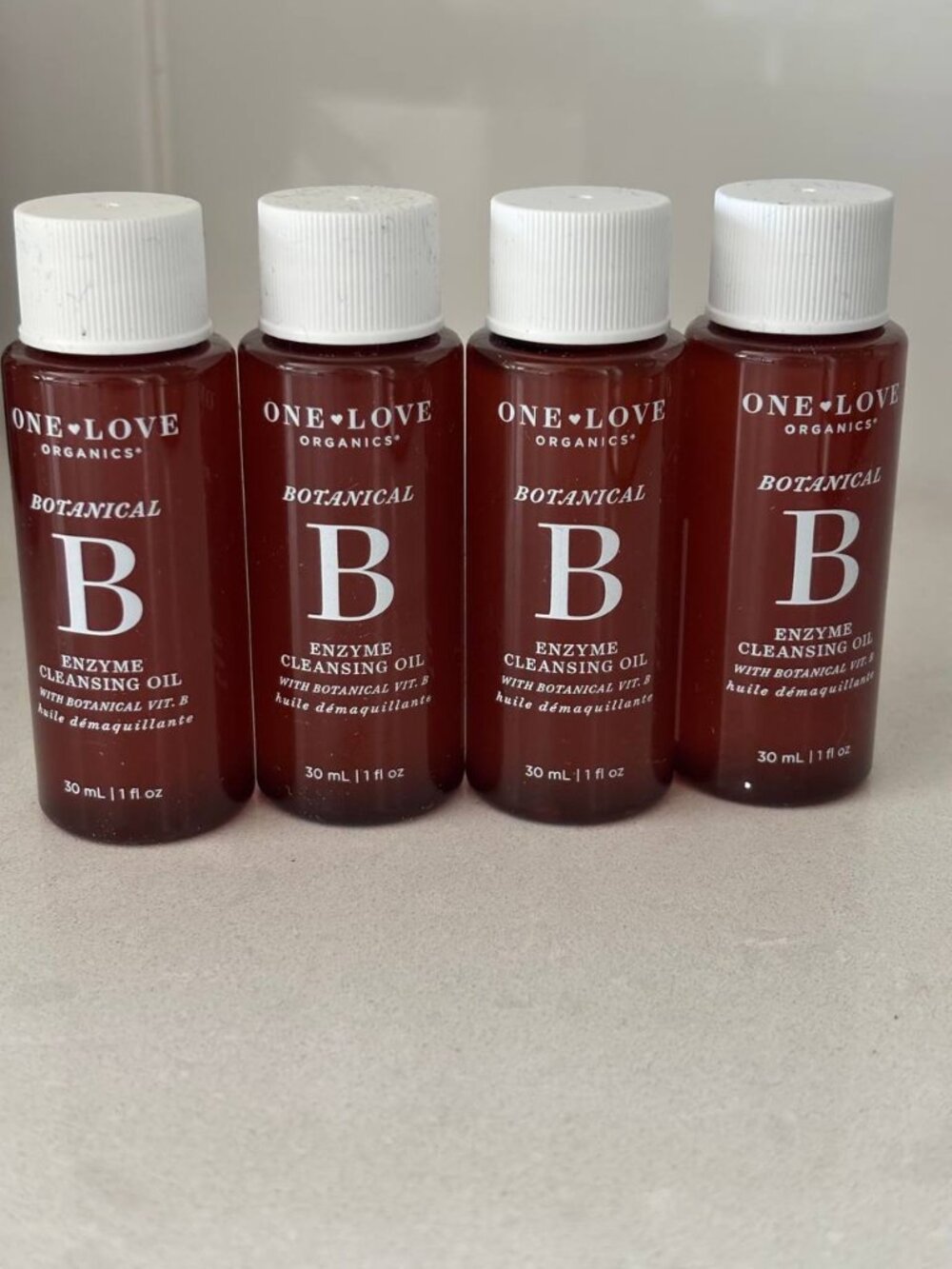 One Love Organics Botanical B Enzyme Cleansing Oil 30 ml Exp 11/27 (Set of 4)